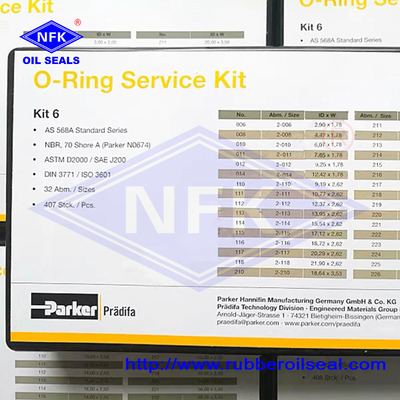 O-Ring Box Kit 4 Kit 5 Kit 6 Kit 7 American Parker (Original) Spot Wholesale Set Small Nitrile Rubber O Ring Box