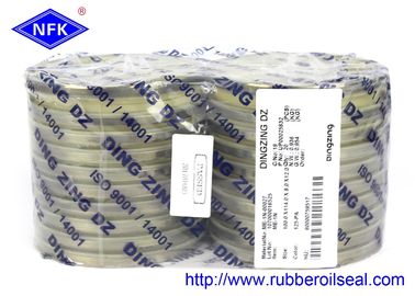 Uszczelnienie gumowe DINGZING do pyłu ME-1N 100×114×8 TPU/8L95+SPCC Beżowy 95A Uszczelnienie pyłoszczelne do ciężkich warunków pracy